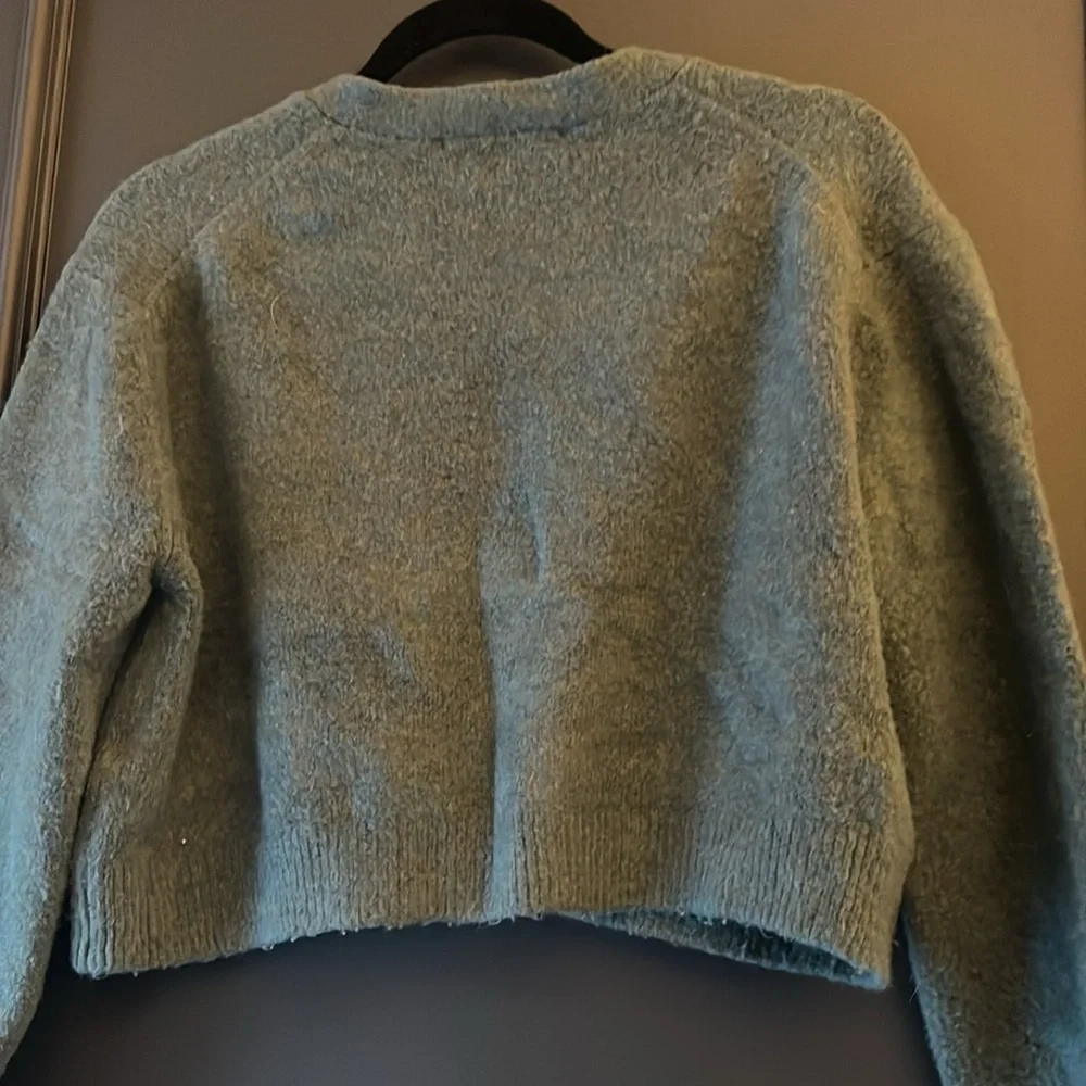 Zara Green Cardigan Sweater Set - Picture 5 of 5